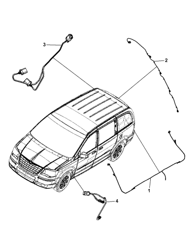 Wiring Chassis & Underbody - 2012 Dodge Grand Caravan