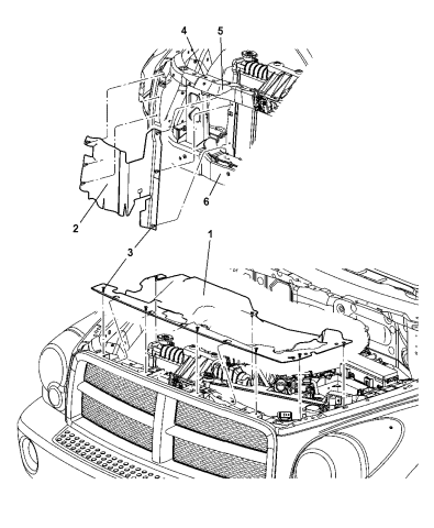 55362295ab Genuine Mopar Housing Radiator