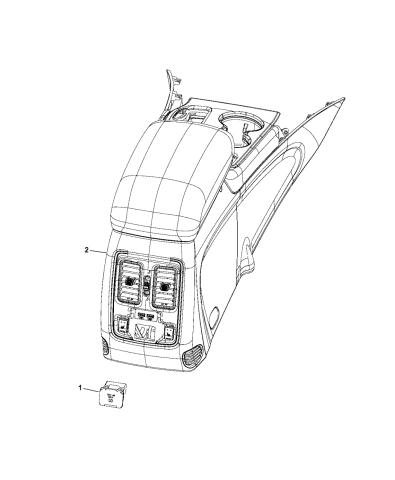 Power Inverter Outlet - 2020 Jeep Grand Cherokee