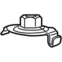 Mopar 5116360AB PLATE-TOW HOOK