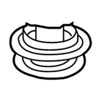 Mopar 5085528AA ISOLATOR-REAR SUSPENSION SPRING