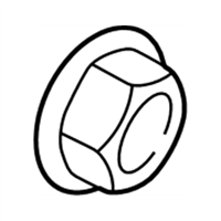Mopar 6101447 NUT