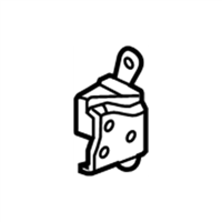 Mopar 5166090AA HINGE-FRONT DOOR