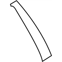 Mopar 5116391AA APPLIQUE-C PILLAR