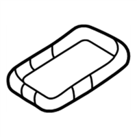 Mopar MB596502 LENS-LICENSE LAMP