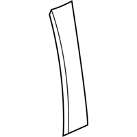 Mopar 5303798AB APPLIQUE-FRONT DOOR