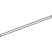 Mopar 1DH75ARHAA MOLDING-FRONT DOOR