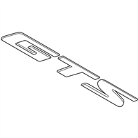 Mopar 1WS19SZ0AA NAMEPLATE GTS