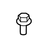 Mopar 6104368AA BOLT-HEXAGON HEAD