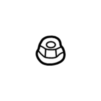 6031096 - Genuine Mopar NUT-WIPER CRANK ARM