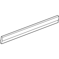 Genuine Mopar Front Door Molding Right 5182562AB