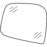 Mopar 68082632AB GLASS-MIRROR REPLACEMENT