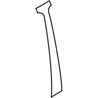 Mopar 5116389AA APPLIQUE-B PILLAR