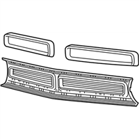 Mopar 6PB51RXFAA GRILLE-RADIATOR