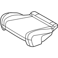 Mopar 1YS04DX9AB COVER-REAR SEAT CUSHION