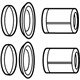 68245089AA - Genuine Mopar Front Disc Brake Pad Kit