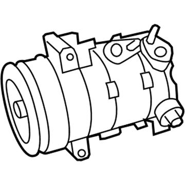 2013 Dodge Avenger A/C Compressor - 68084913AB