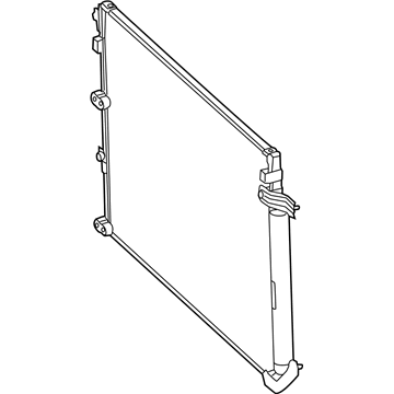 Mopar 68195662AA CONDENSER-Air Conditioning