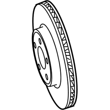 2013 Dodge Challenger Brake Disc - 5154118AC