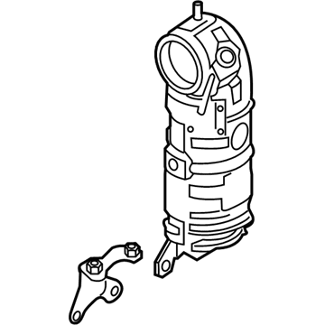 68267757AE Mopar Exhaust Converter Illustration 1 of 1