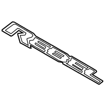 Mopar 68298310AB Nameplate