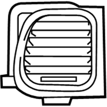 Mopar 1UE22DX9AA Outlet-Air Conditioning & Heater