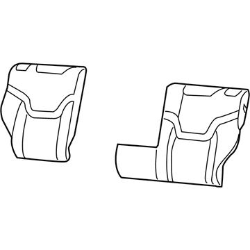 Mopar 5ZV03LXHAA Cover-Rear Seat Back