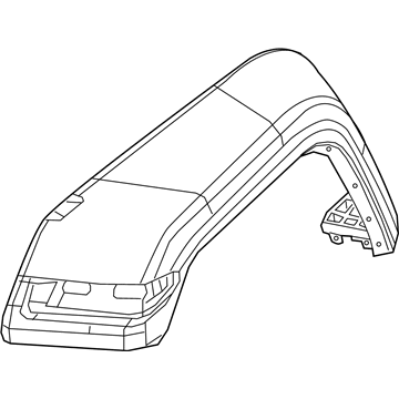 Mopar 6CE71RXFAF Molding-Wheel Opening Flare