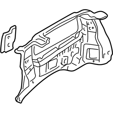 Mopar 55256261AD Quarter Panel-Quarter Inner