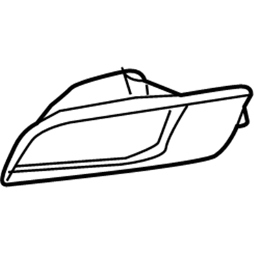 Mopar 55112679AA Reflector-FASCIA