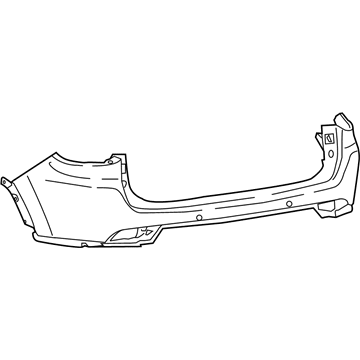 Mopar 68351583AA Rear Upper Bumper Cover