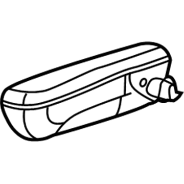 Mopar 1YT17JXWAA Front Seat Armrest 1YT17JXWAA Mopar Front Seat Armrest Illustration 1 of 1