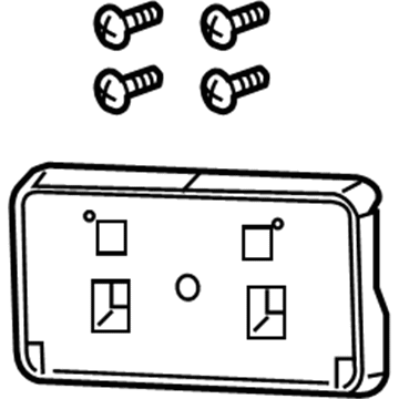 Mopar 68207291AC Bracket-License Plate