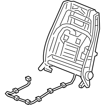 Mopar 68156332AA Frame-Front Seat Back