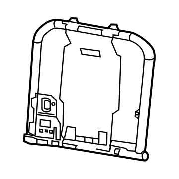 Mopar 68272011AB Frame-Rear Seat Back