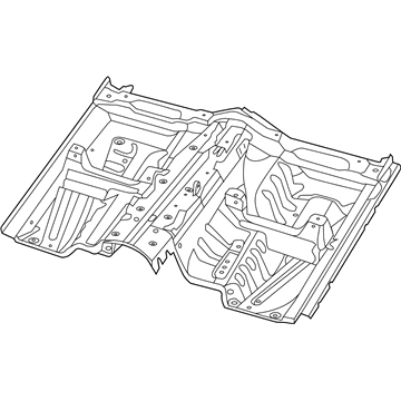 Mopar 68251628AC Pan-Floor