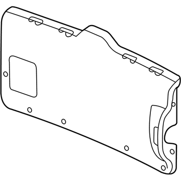 Mopar 5GE89ZJ3AJ Panel-LIFTGATE Lower