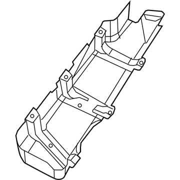 Mopar Fuel Tank Skid Plate - 68416975AA