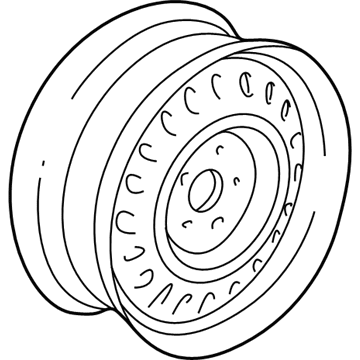 Mopar 4656322AB Steel Wheel