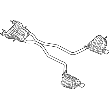 Jeep Grand Cherokee Exhaust Pipe - 68276656AA