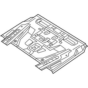 Chrysler Pacifica Floor Pan - 68227614AA