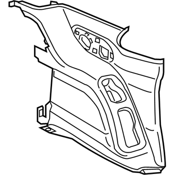 Mopar 5RJ23PD2AH Panel-Quarter Trim