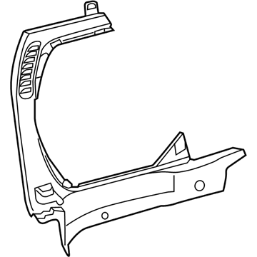 Mopar 5RK03PD2AF Extension-Quarter Trim Panel