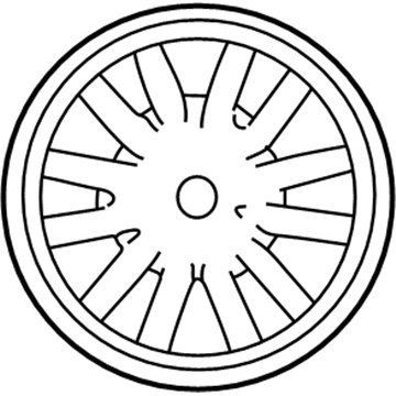 2003 Chrysler 300M Spare Wheel - 4782289AB