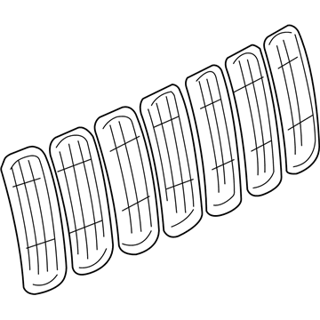 Mopar 55156609AB Grille-Texture