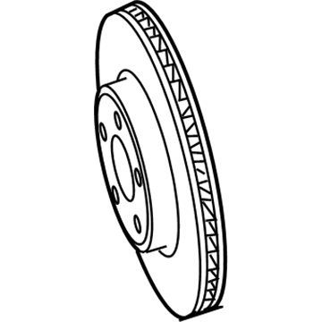 2015 Dodge Challenger Brake Disc - 5154118AD