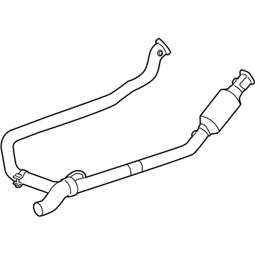 2008 Dodge Ram 1500 Exhaust Pipe - 55366883AB