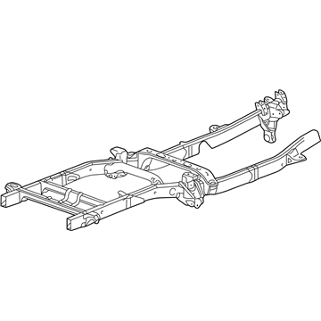 Mopar 5083130AA Frame-Rear Sub-Assembly