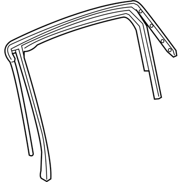 2015 Chrysler 200 Door Seal - 68144964AB