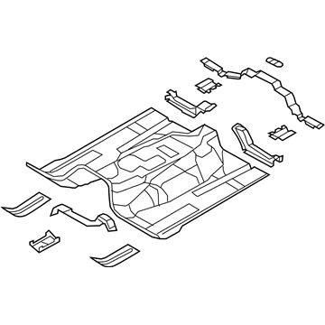 Jeep Liberty Floor Pan - 55396987AB